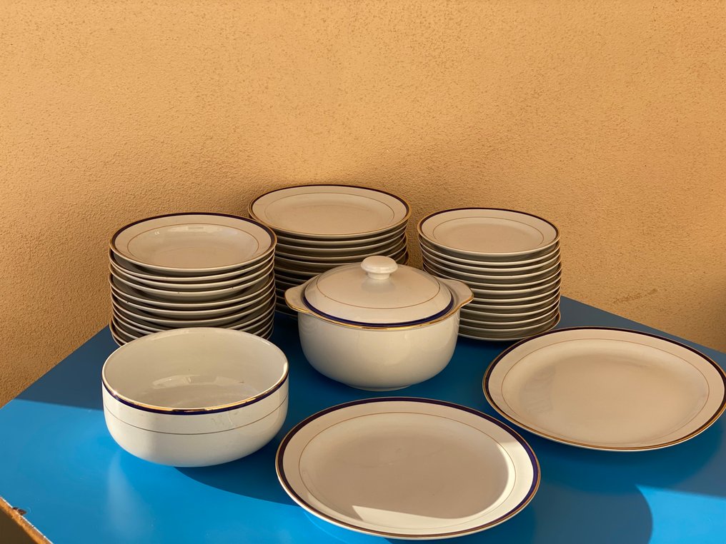 Richard Ginori - Σετ δείπνου για 12 άτομα (40) - Πορσελάνη - Σπάνιο - κομψότητα #1.0