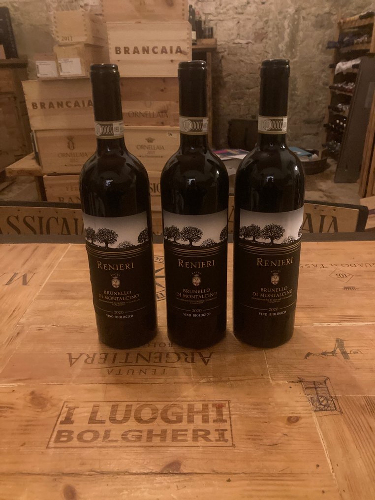 2020 Renieri - 蒙达奇诺·布鲁奈罗 - 3 Bottles (0.75L) #1.0