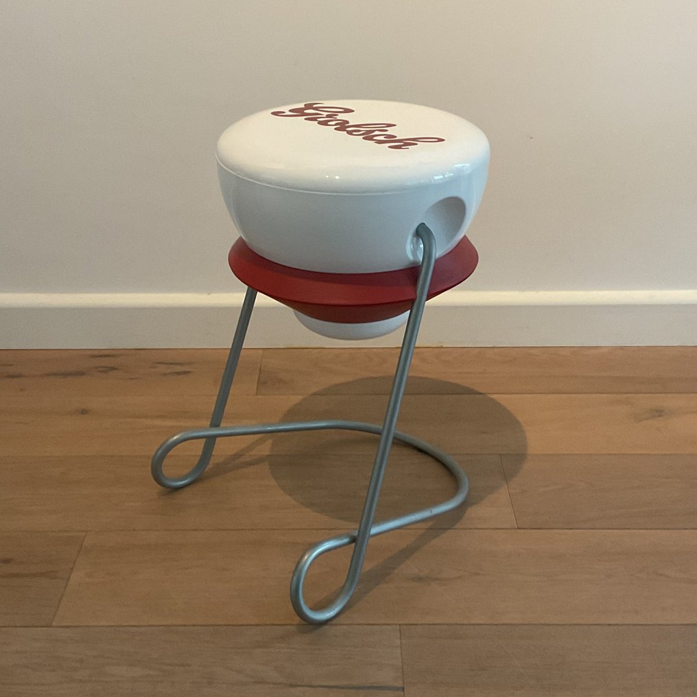 Side table - 鐵, 塑料 - Grolsch "Beugeltafeltje" #4.3