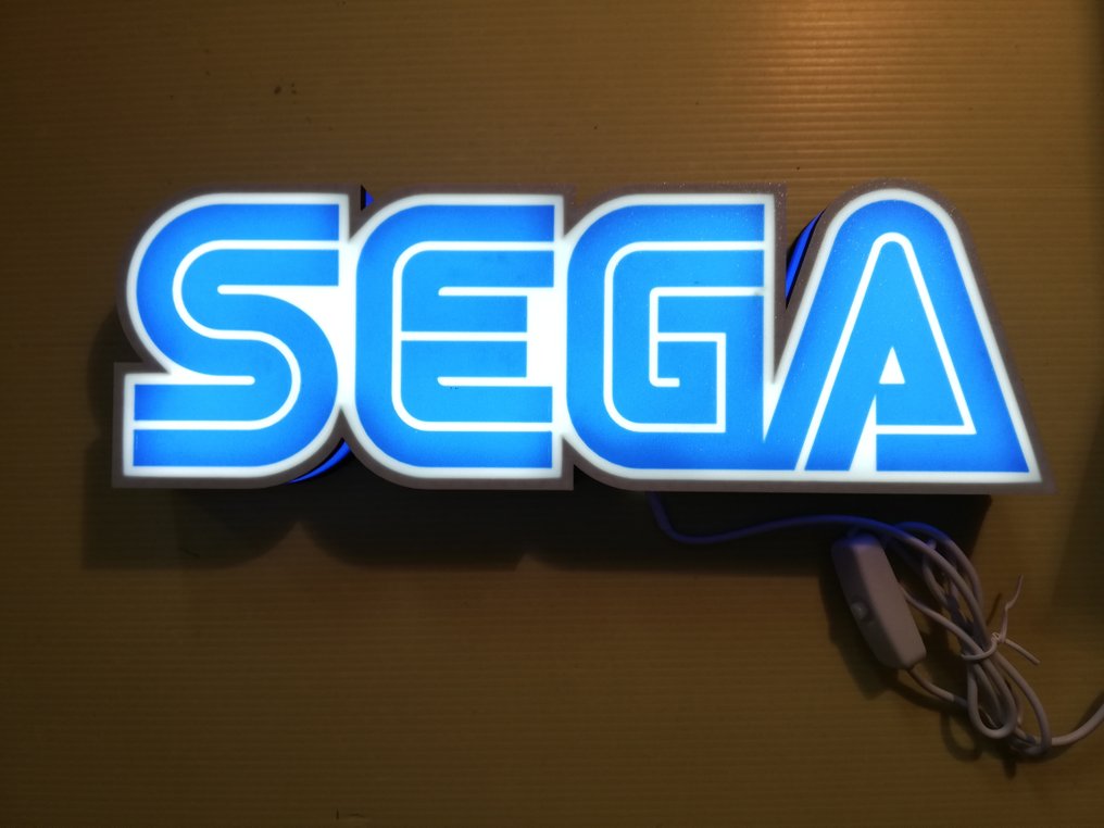 室内发光招牌 'SEGA' - 照明标志 - 塑料 #2.1