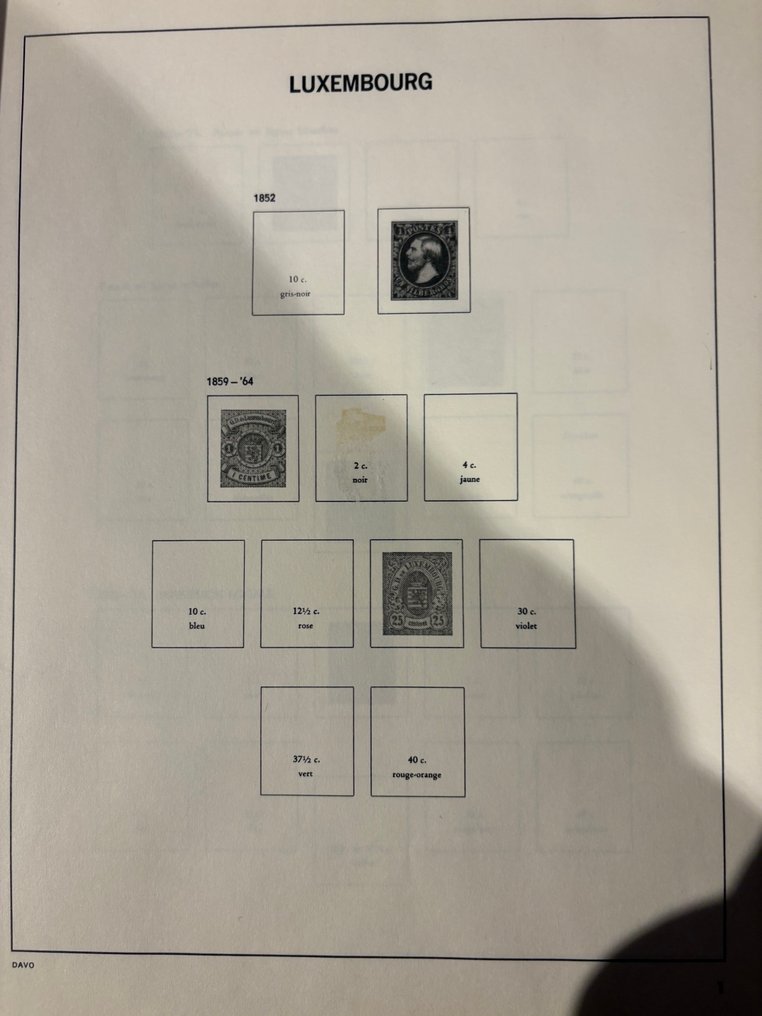 盧森堡 1852/1990 - 卢森堡 I&II #1.0