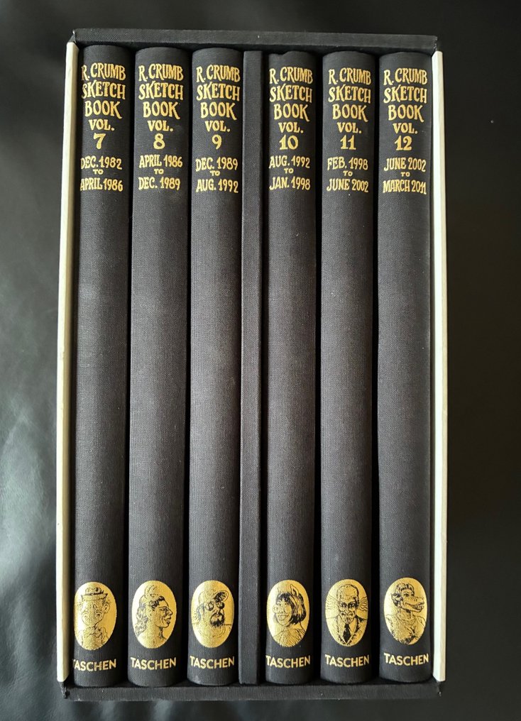R. Crumb Sketchbooks 1982-2011, Volumes 7-12, - 1 Sammel-Box #2.1
