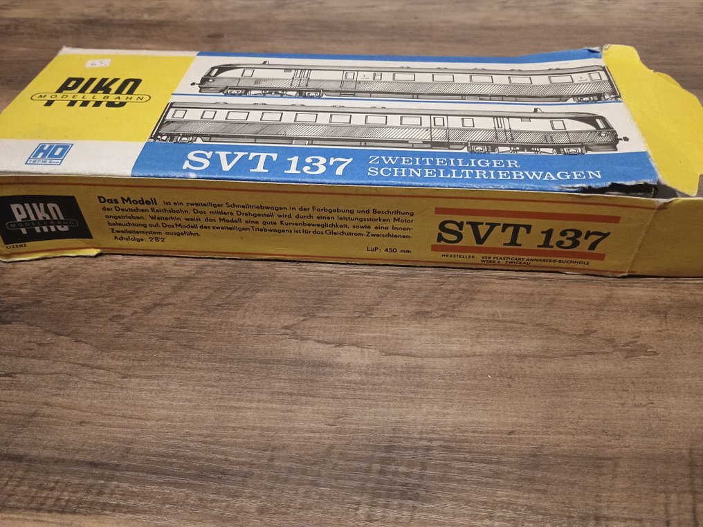 Piko H0 - 190/14 - Treno automotore (2) - SVT 137 treno ad alta velocità bipartito - DR (DDR) #2.1