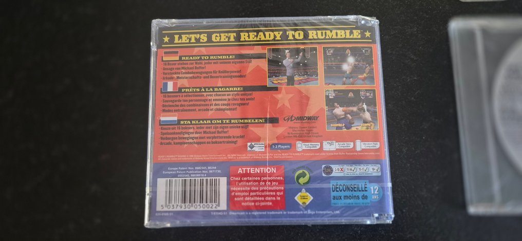 Sega - Dreamcast - lot - Ready 2 Rumble Boxing dreamcast new + 3 demo Sega Saturn - Video game - In original sealed box #1.0