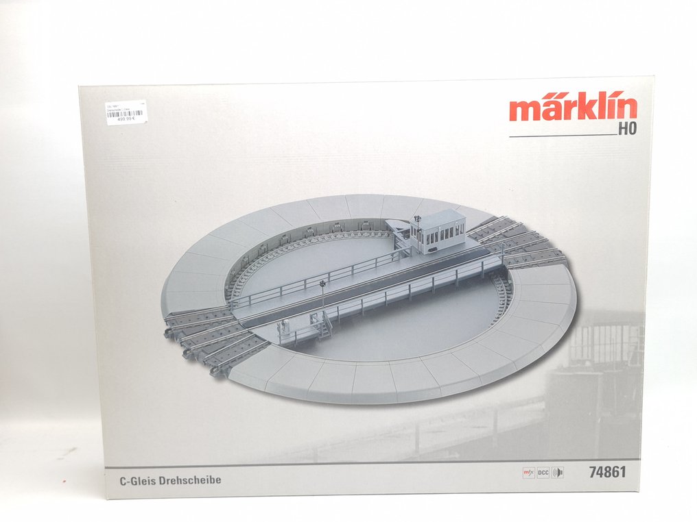 Märklin H0 - 74861/74871 - Tren a escala (1) - Plato giratorio C-Rail con sonido y iluminación LED - DB #1.0