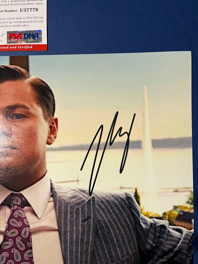 The Wolf of Wall Street - Leonardo Di Caprio - Signed in Person - with PSA/DNA Certificate - Autograph, photo - No Reserve! #1.0