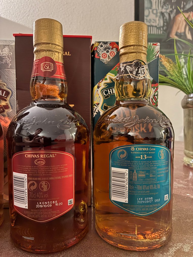 Chivas Regal 12yo - Extra - 13yo Extra - 70cl - 4 bottles #4.3