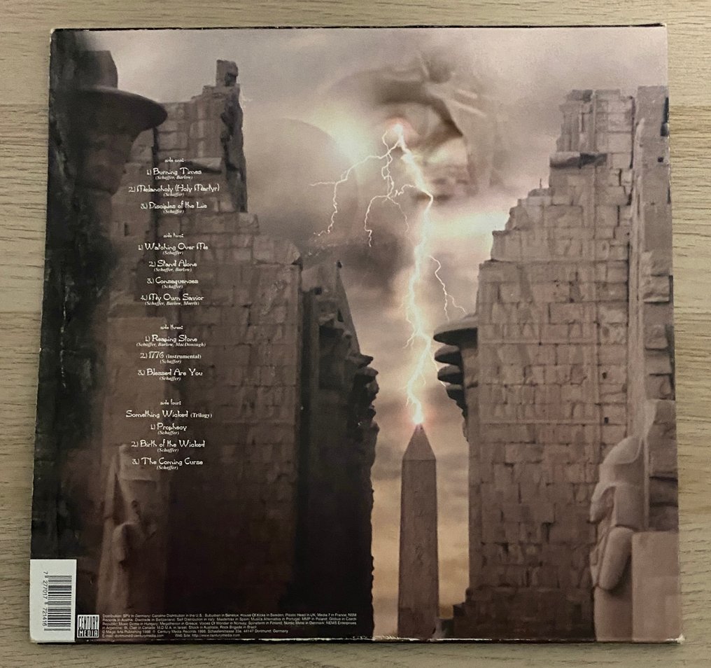 Iced Earth - Something Wicked This Way Comes / First Pressing 2xLP / Only 2,000 Copies Pressed / - LP Album (stand-alone item) - 1st Pressing - 1998 #1.0