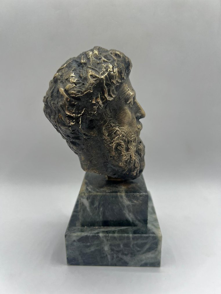 雕塑, Marco Aurelio - 16 cm - 黄铜色 #3.2