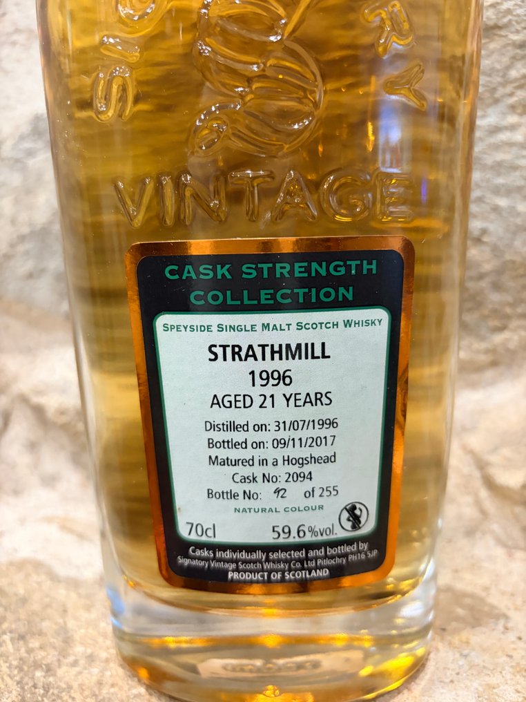 Strathmill 1996 21 years old Cask Strength Collection - Hogshead no. 2094 - Signatory Vintage - b. 2017 - 70cl #2.1