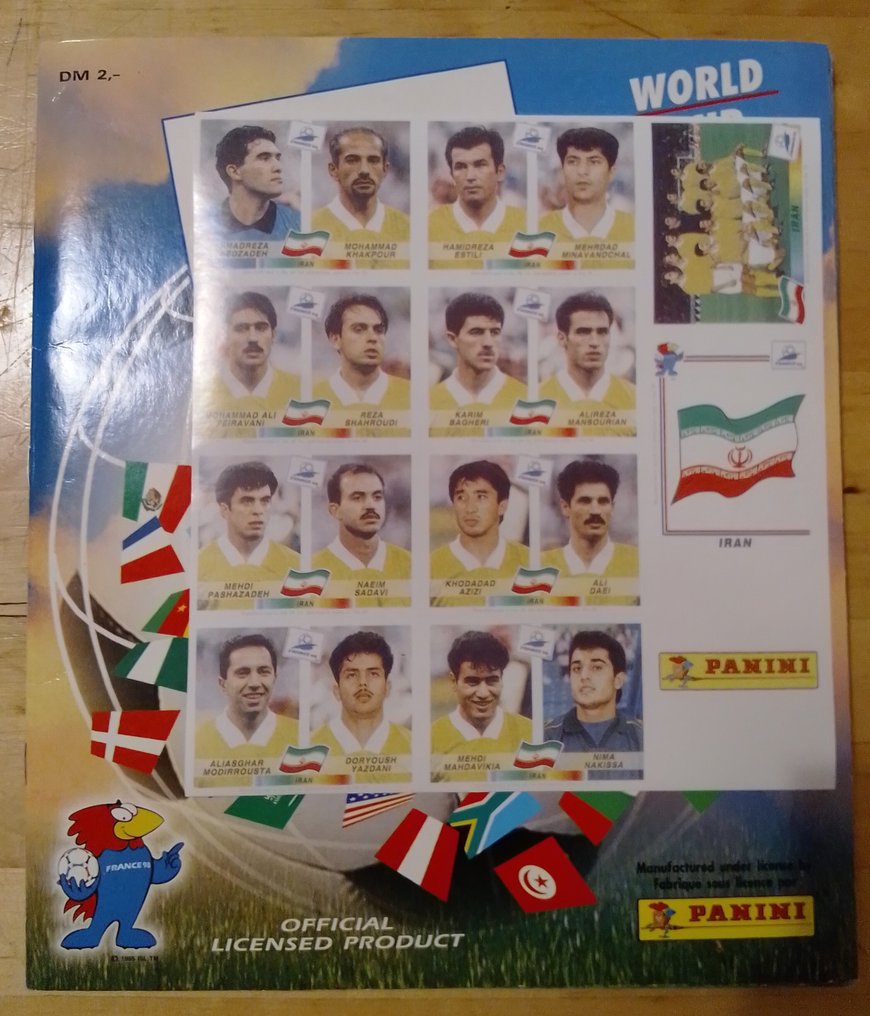 Panini World Cup France 98 - Update sheet + Ολοκληρωμένο άλμπουμ - Good (GD) #1.0