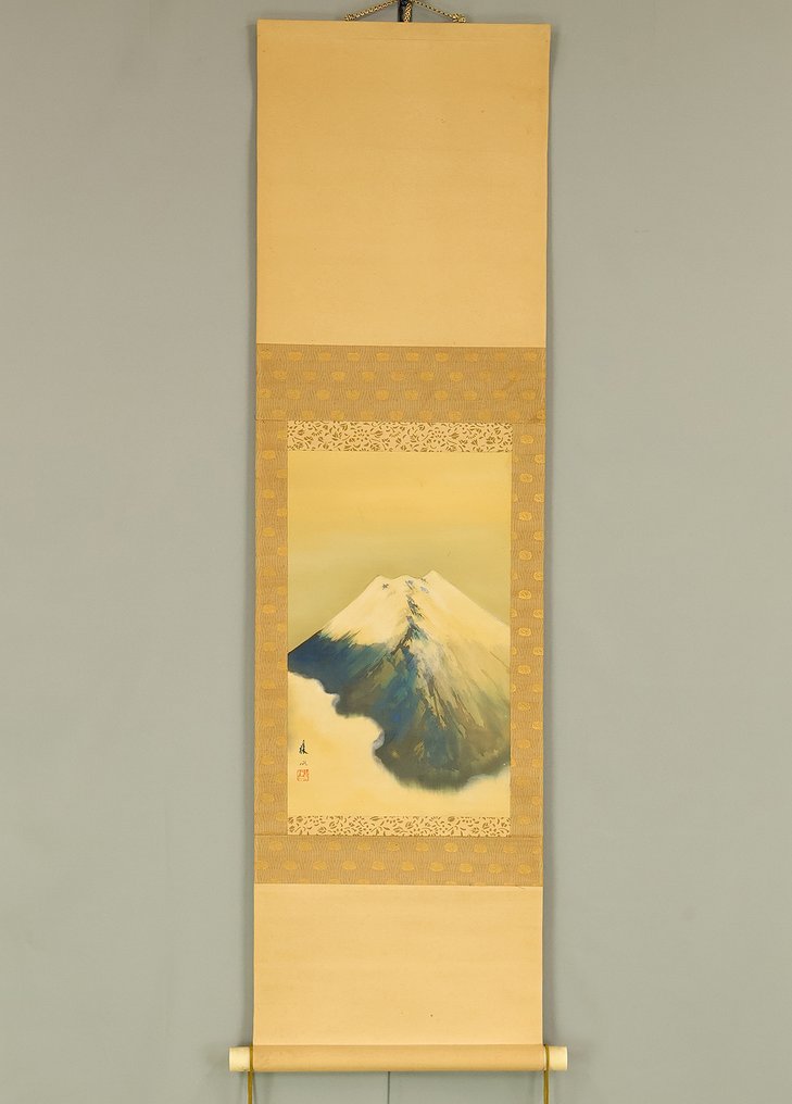 Mount Fuji with Original Box (Tomobako) - Hirai Baisen 平井楳仙 (1889-1969) - Ιαπωνία  (χωρίς τιμή ασφαλείας) #1.0