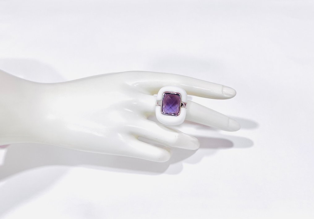 Zonder minimumprijs - Ring Zilver - Ametrino #4.3