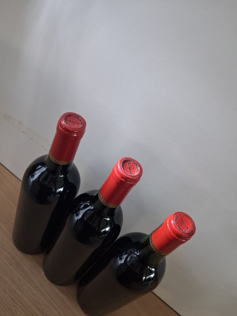 1982 Chateau Corbin & 1985 x2 Chateau Corbin - Saint-Émilion Grand Cru Classé - 3 Flasker (0,75 L) #2.1