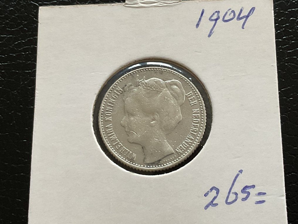 Nederland. Wilhelmina. 1/2 Gulden 1904  (Zonder minimumprijs) #2.1