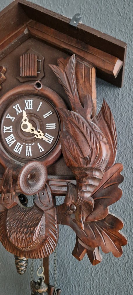 Cuckoo clock - Hekas - Wood, Brass - 1960-1970 #1.0