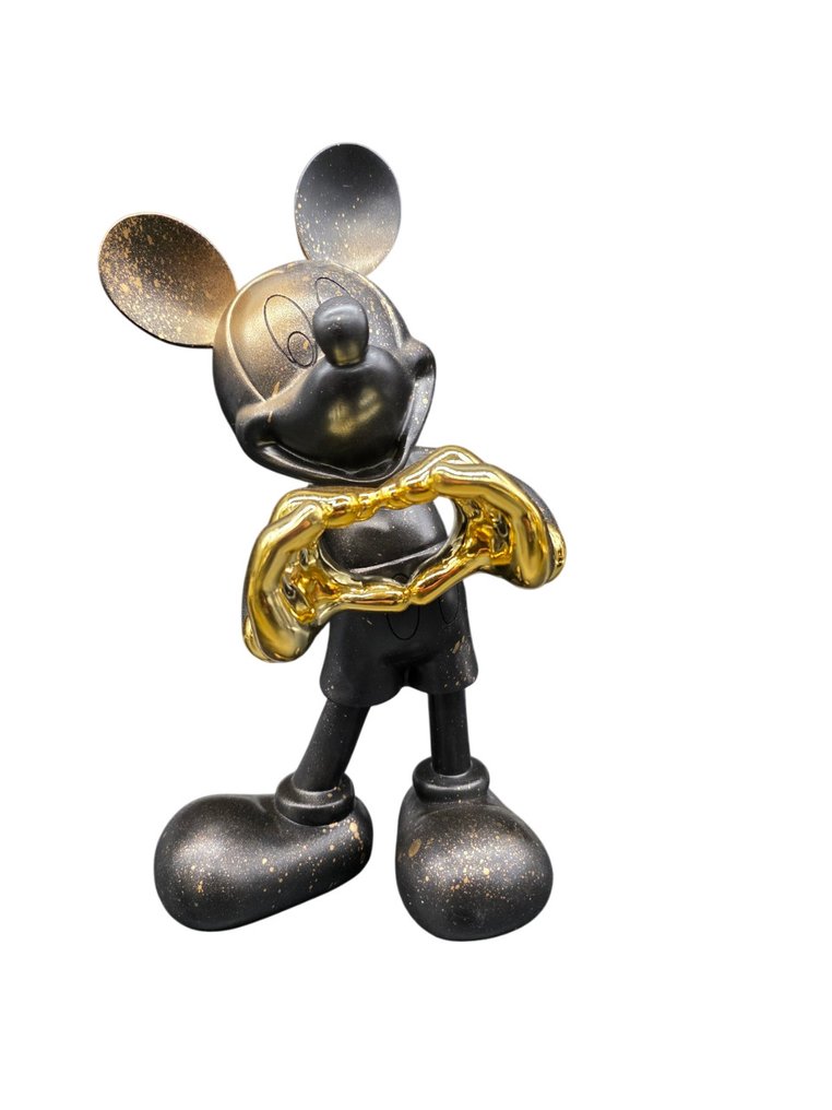 TC-Art - 塑像, Mickey Love - Black & Gold - 30 cm - 树脂 - 2025 #3.2