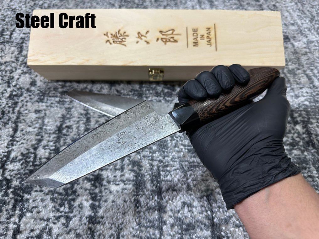 廚刀 - Kiritsuke & Bunka -  高端日本钢切附刻和文化刀——专业厨房刀具 - 日本钢 & 符合人体工学的手柄 - 日本 - 厨师最爱 #4.3