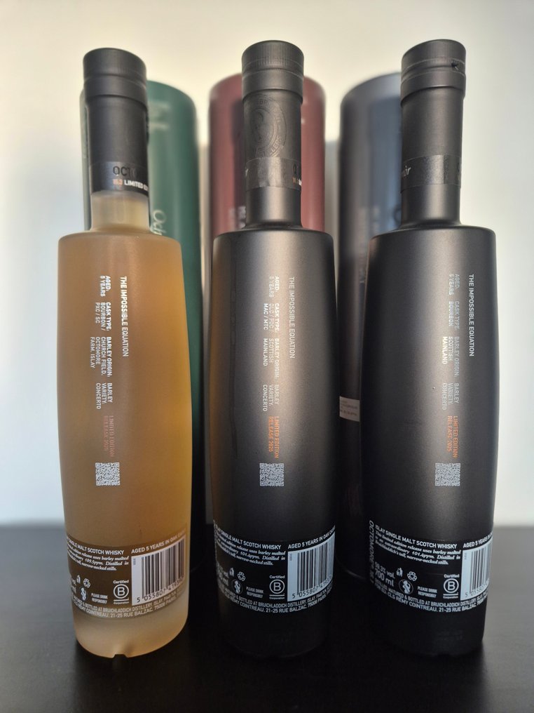 Octomore 5 years old 16.1 - 16.2 & 16.3  - 700ml - 3 bouteilles #4.3