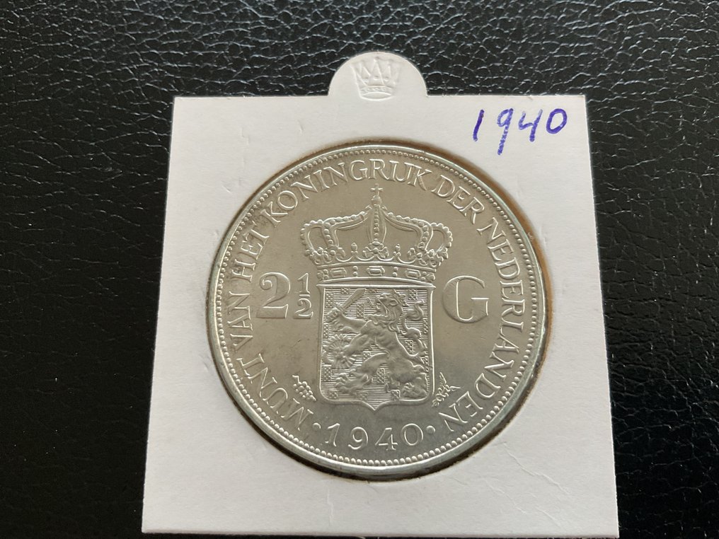 Nederland. Wilhelmina. 2 1/2 Gulden 1940  (Zonder minimumprijs) #1.0