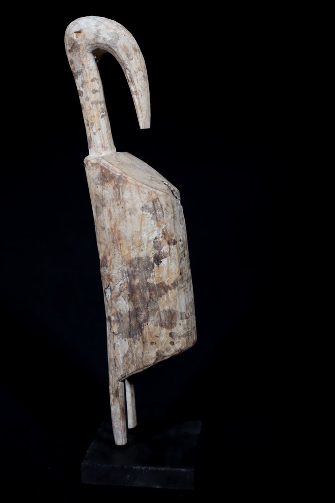 小雕像 - Aklama Bird 在底座上 - 27 厘米 - 迦納 (沒有保留價) #2.1