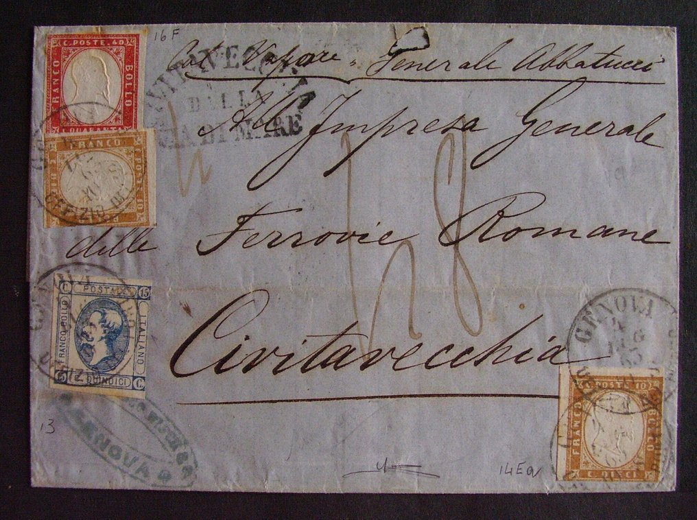 Olasz Királyság - Bella tricolore mista 'via di mare' #1.0