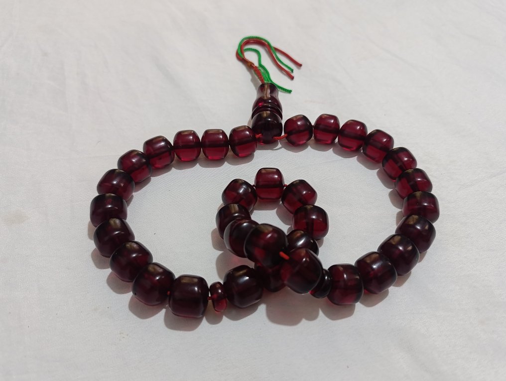  Ροζάριο - Κεχριμπάρι - 1970-1980 - Σπάνια Κομποσκοίνια Προσευχής  #3.2