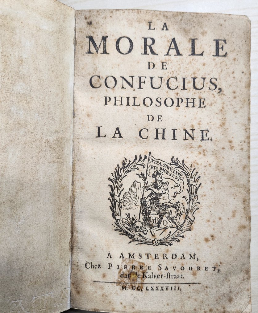 Confucius - La Morale de Confucius, Philosophe de la Chine - 1688 #1.0