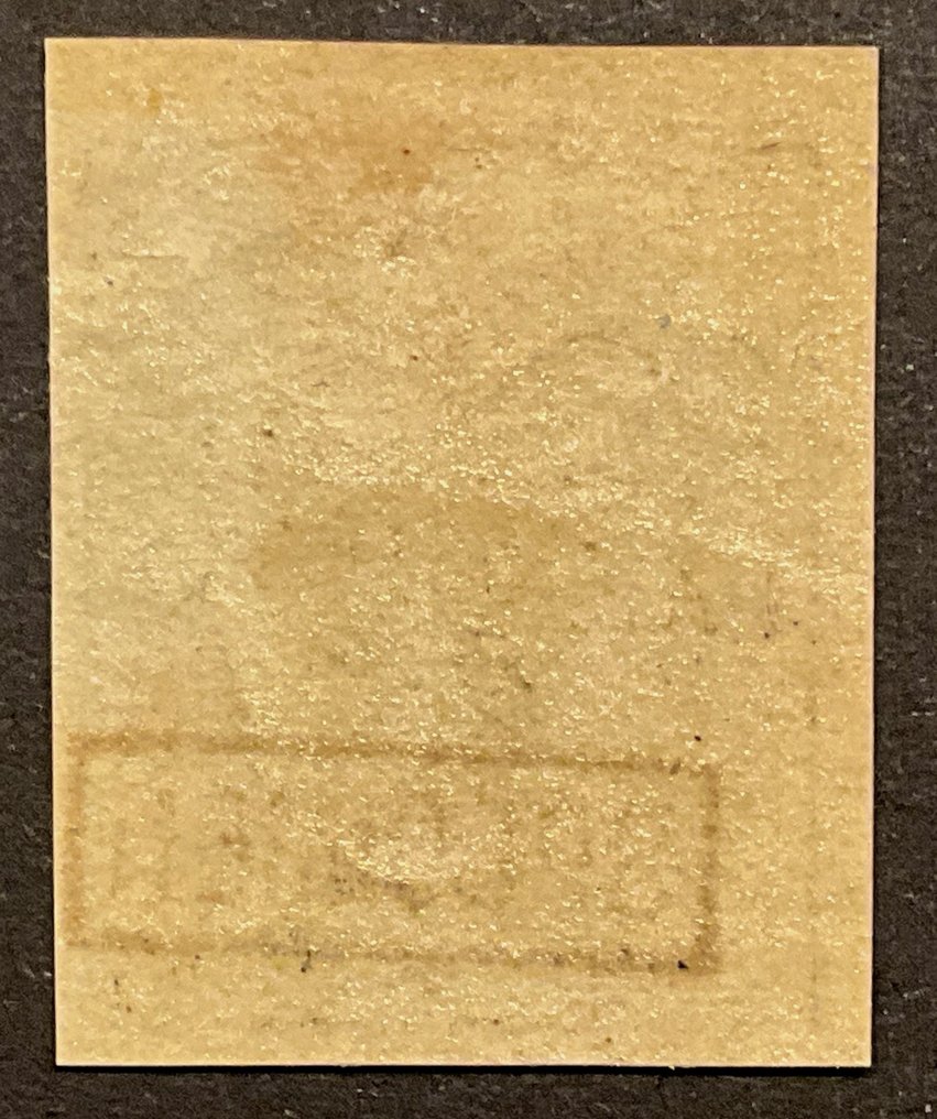 Belgia 1869/1883 - Utgivelse Leopold II Ny type - 20c perlegrå - UGETAND med påtrykk SPECIMEN - OBP/COB 39 ND + SPECIMEN #1.0