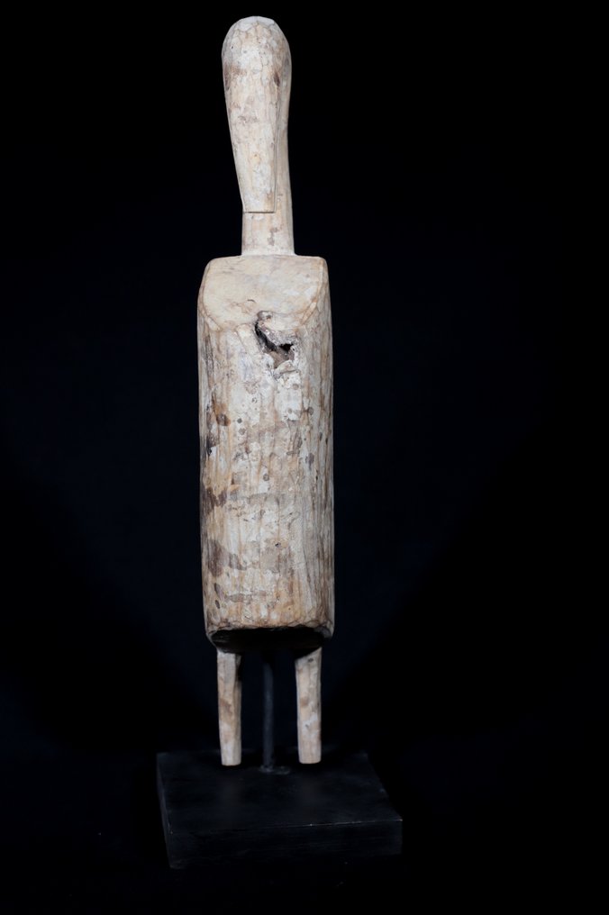 小雕像 - Aklama Bird 在底座上 - 27 厘米 - 迦納 (沒有保留價) #1.0