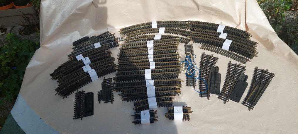 Fleischmann H0 - Model train tracks (96) #3.2
