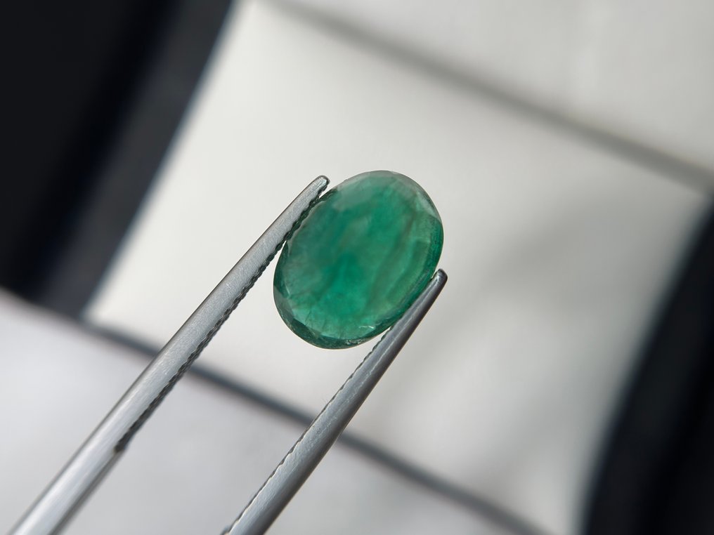 没有保留价 - 1 pcs  绿色 祖母绿  - 5.36 ct - 莲花宝石实验室 - 仅限稀有次级油 #2.1