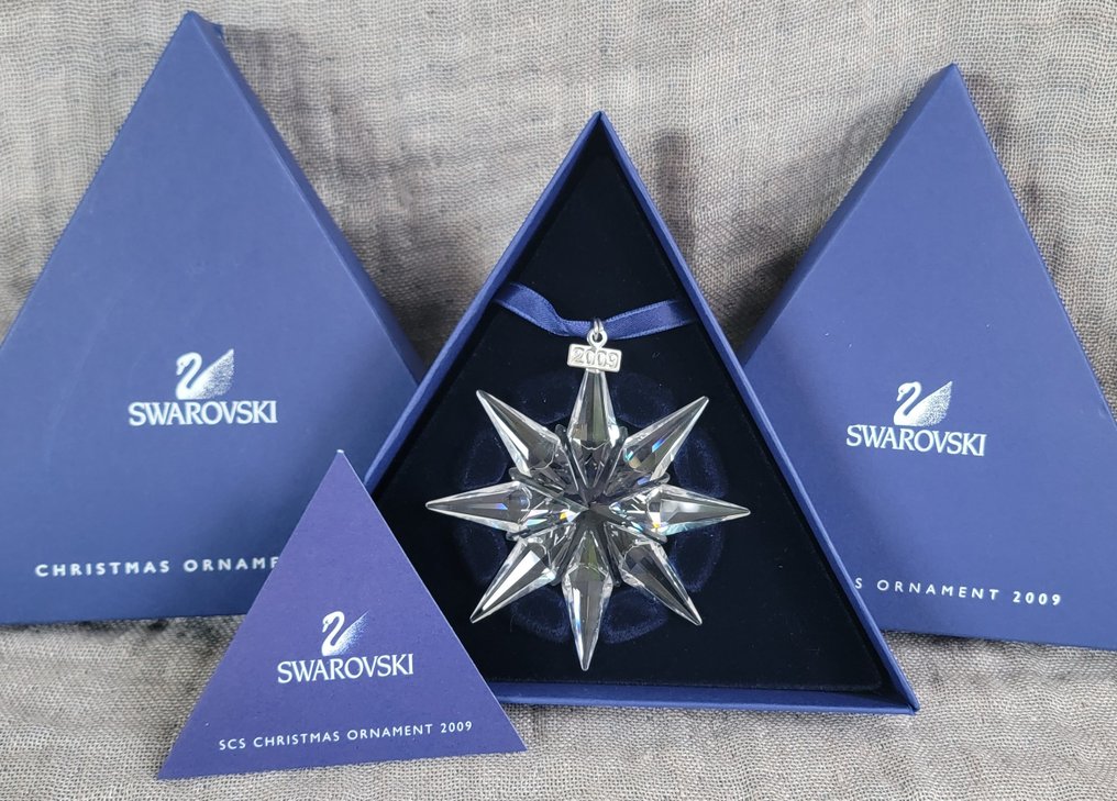 Swarovski - Statuetta - Christmas Ornament - Annual Edition 2009 - 983702 - Box + Certificate - Cristallo #3.2