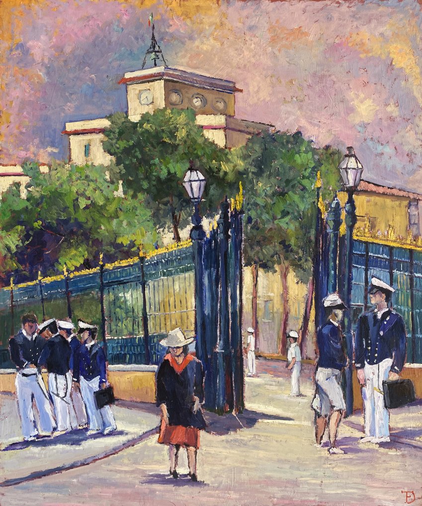 Franco Del Turco (1907-1974) - Accademia Navale di Livorno #1.0