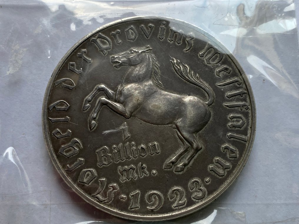 德國，威瑪共和國 1 Billion Mark 1923 #1.0