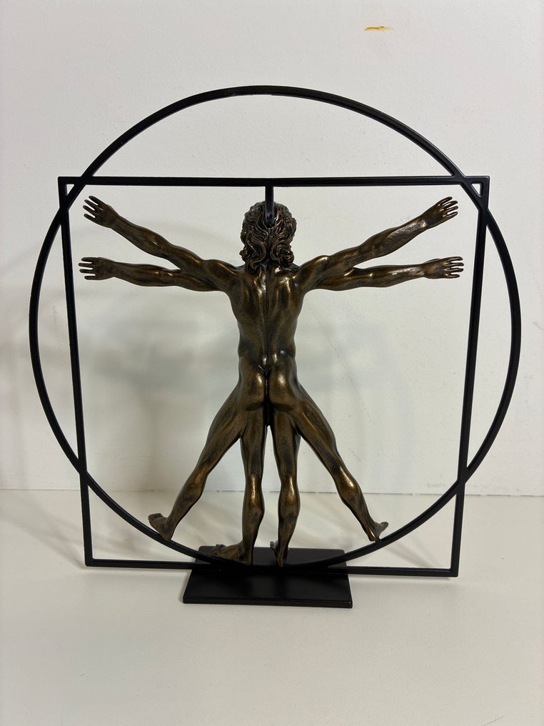 Parastone - D'Après Leonardo Da Vinci - Γλυπτό, DAV03 - De Man van Vitruvius (22 cm) - 22 cm - Polystone - Ρητίνες #3.2