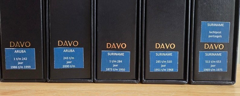 荷兰海外  - Davo LX Aruba I-II 和 Suriname I-III #1.0