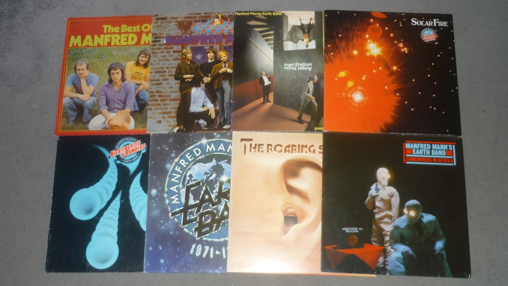 Manfred Mann - Lot of 8 classic albums incl. Club - Multiple titles - LP Albums (multiple items) - Various pressings (see description) - 1975 #1.0