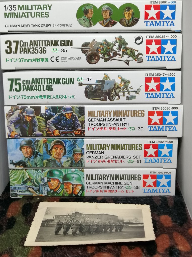 Tamiya + Italeri - Παιχνίδι Lotto Natale Tamiya 'Germania 1939/45' con 10 kit nuovi in plastica da assemblare scala 1:35 + foto - 2000-2010 - Γερμανία #3.2