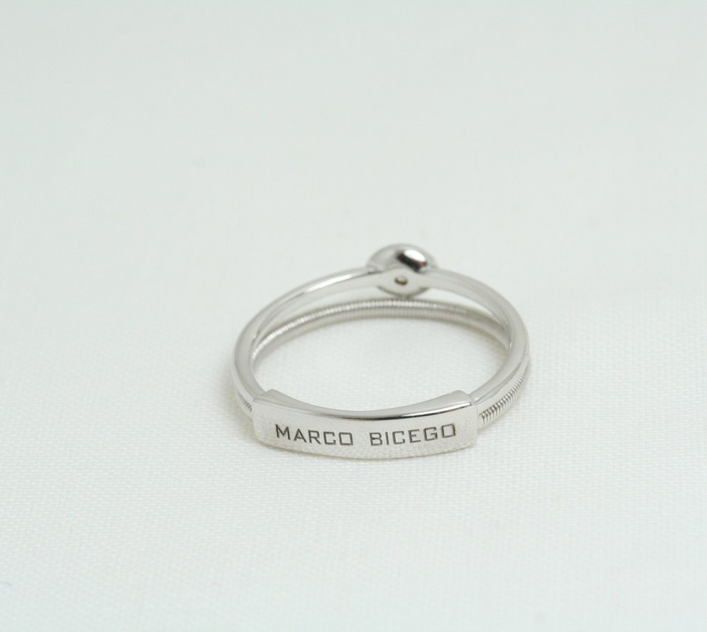 Marco Bicego - Δαχτυλίδι - 18 καράτια Λευκός χρυσός -  0.10ct. tw. Διαμάντι (Φυσικό)  - Δαχτυλίδι με διαμάντια #3.2