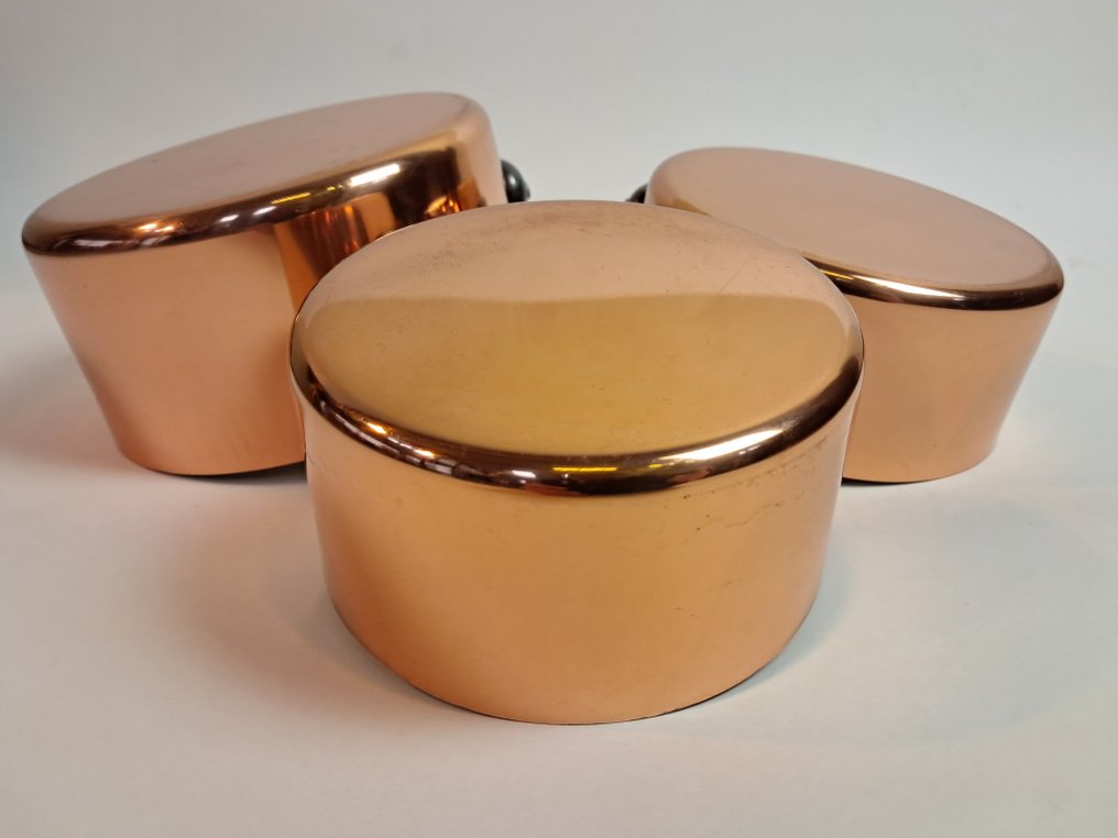 Tournus - Τηγάνι (3) - Χαλκός, Χάλυβας, χυτοσίδηρος - σετ τηγανιών #1.0