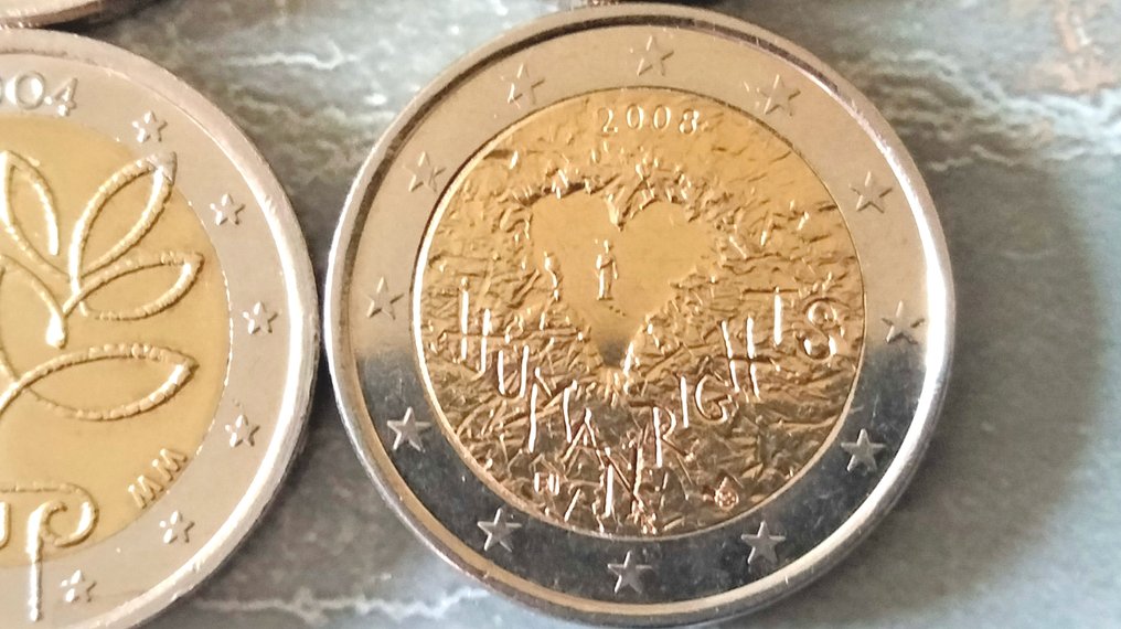 Finland. 2 Euro 2004/2019 (incl. 2 euro "Enlargement of the EU") (4 pièces) (Zonder minimumprijs) #4.3