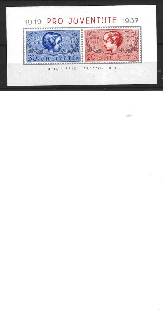 Switzerland - Switzerland collection of new, complete stamps from the period 1930 - 1944, catalog value €2,322 - UNIFICATO #3.2