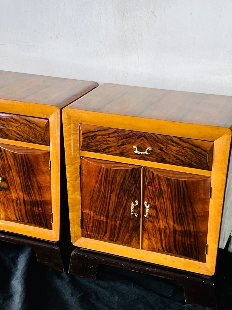 Κομοδίνο - Ξύλο - Κομοδίνα σε στυλ Art Deco #4.3