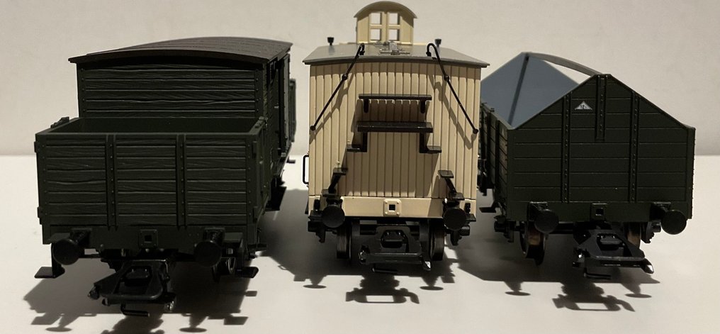 Trix H0 - 24116 - Model train freight wagon set (1) - Bavarian freight set - K.Bay.Sts.B #4.3