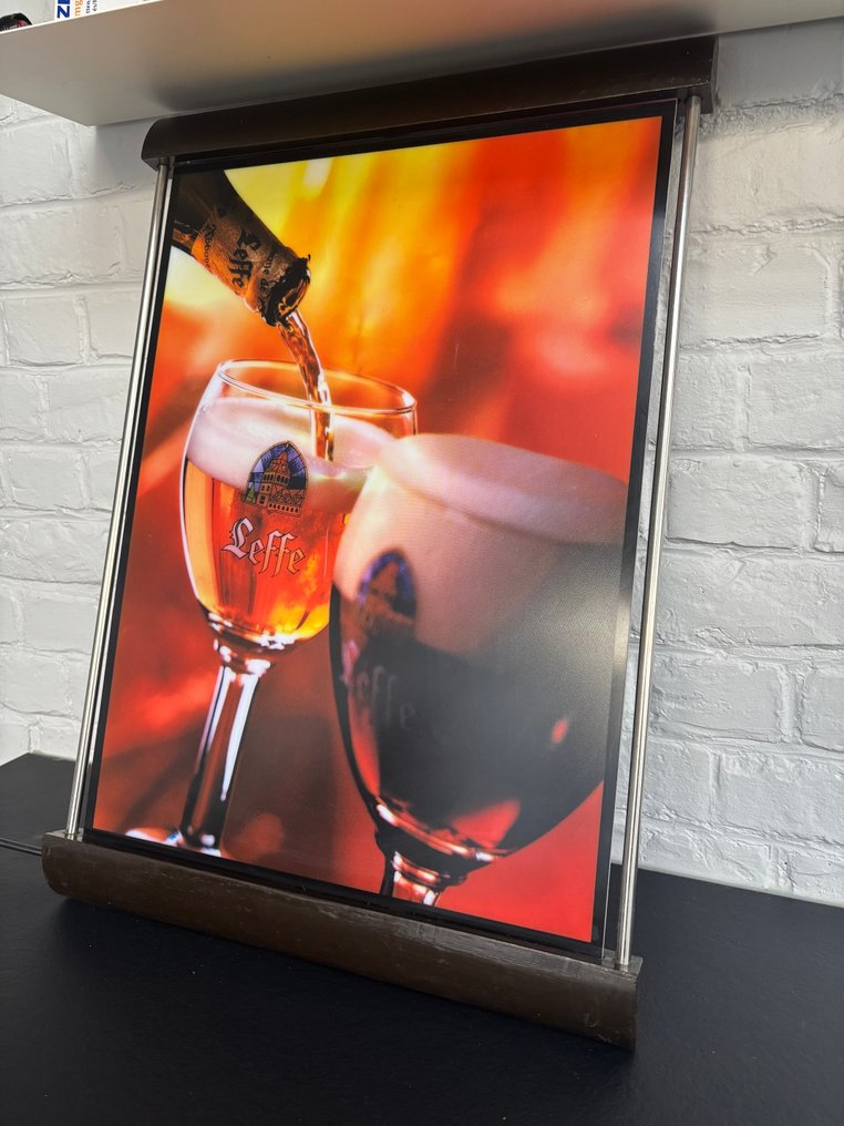 Φωτεινό πλαίσιο Leffe - Μπύρα - 65cm x 47cm - Διαφημιστική πινακίδα - Πλαστικό, Σίδερο #2.1