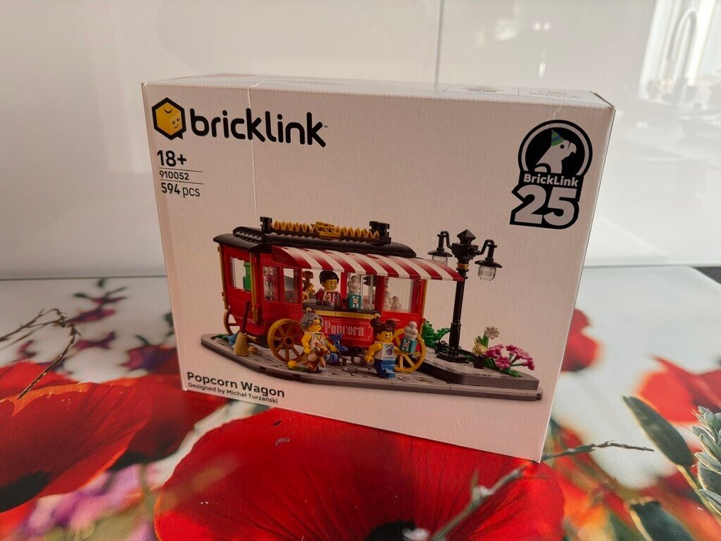 Lego Conjunto - 910052 - BrickLink Designer Program - Popcorn Wagon #1.0