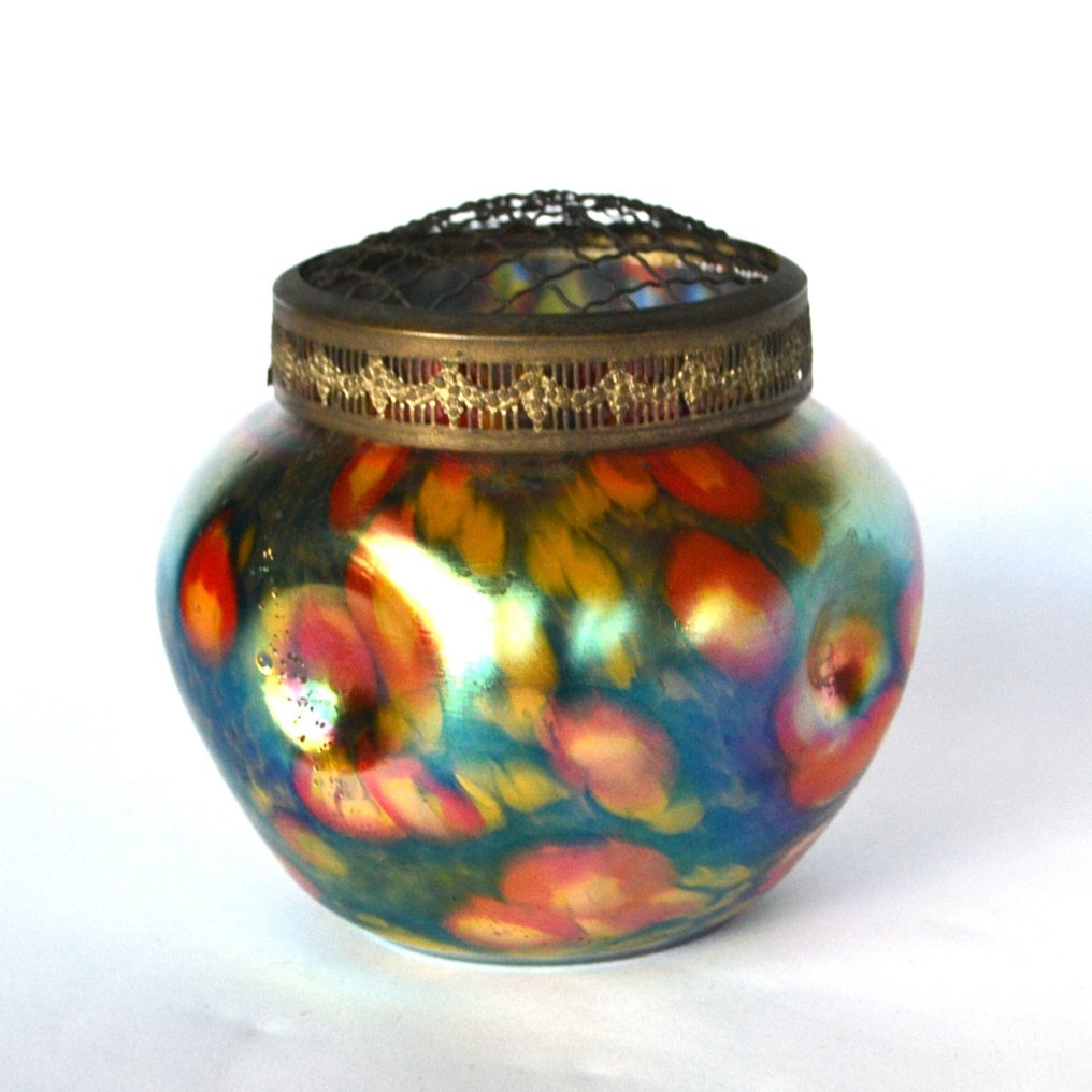 Vase - Glas, Messing #1.0