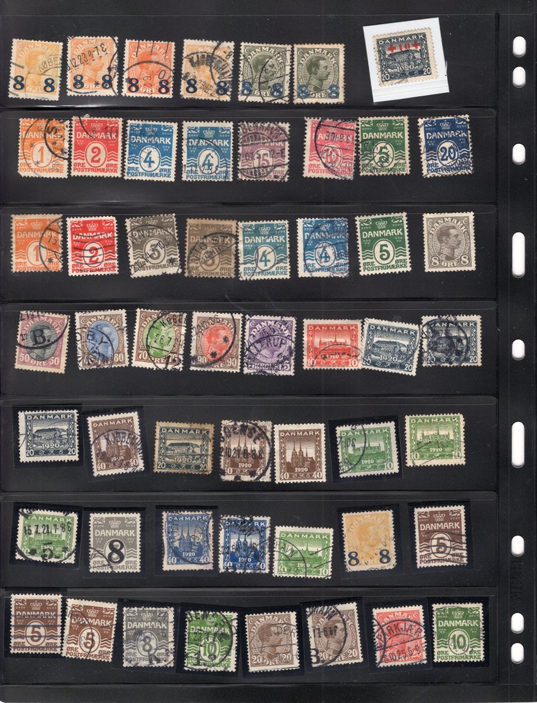 Denmark 1854/1986 - Large collection of Danish Stamps - very high Catalogue Value - Danish AFA - 3 to 864 #4.3