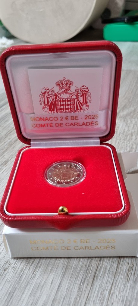 Monaco. 2 Euro 2025 "Comté de Carladès" + "Marquisat des Baux" (2 monnaies) Proof #1.0